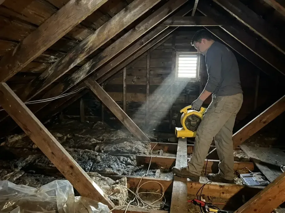 attic-water-damage-drying-proc-007 — frequently asked questions, Emergency Water Extraction & 24/7 Flood Response in Ampere…